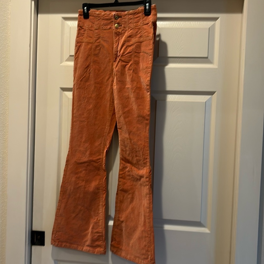 Free people corduroy flare pants size 28